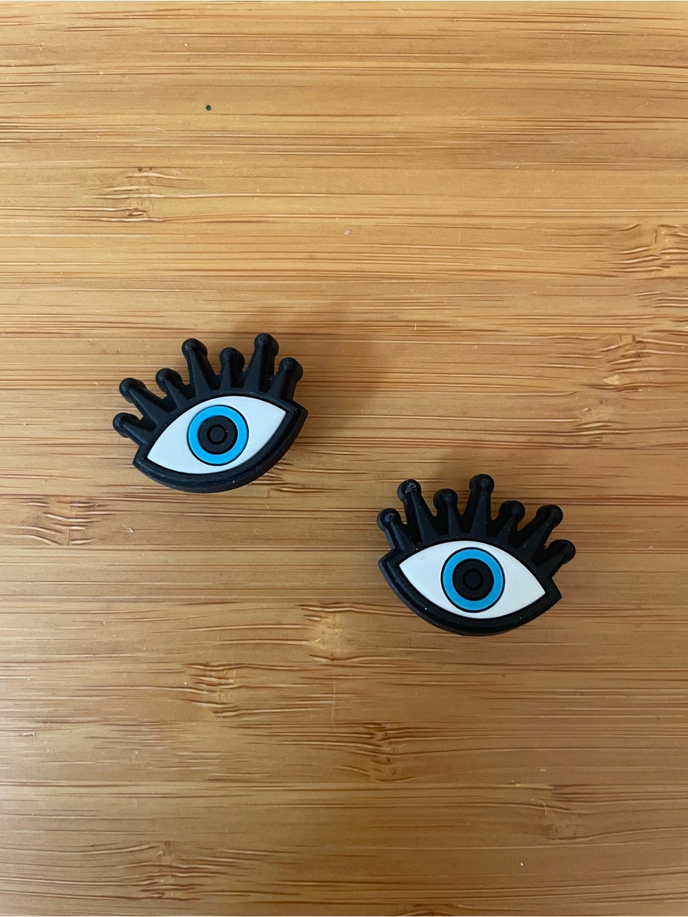 2 Eye Jibbitz Charms for Crocs